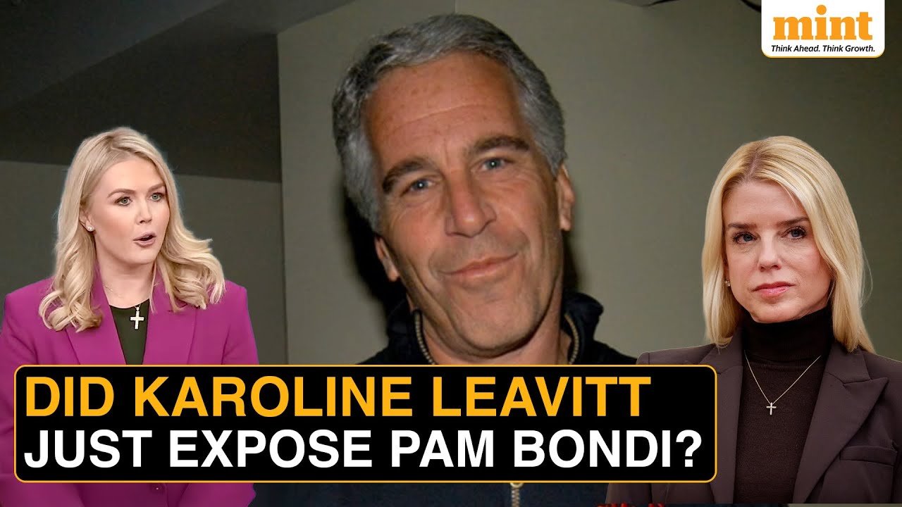 MAGA Supporters Turn On Trump: Karoline Leavitt Pressed On Pam Bondi's Epstein 'Client List' Claims