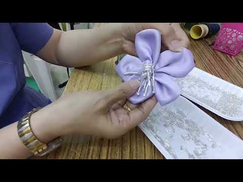 Flower with beads