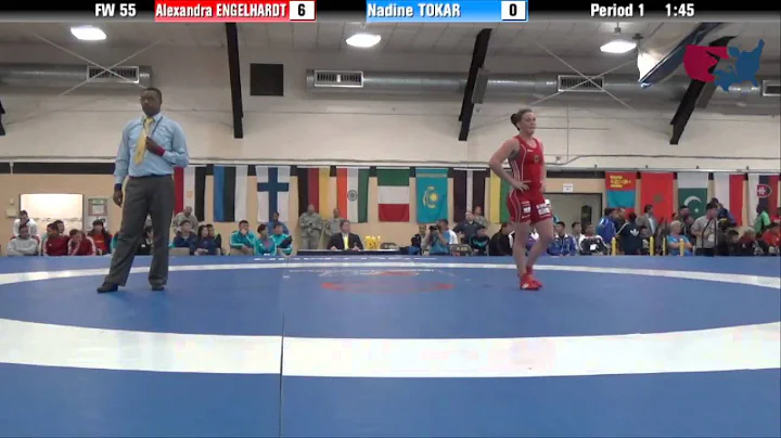 55 KG RR2 - Alexandra Engelhardt (GER) vs Nadine T...