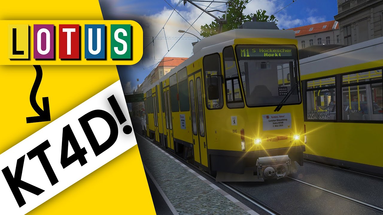 Im Tatra KT4D zum Hackeschen Markt! | LOTUS Simulator - Tram | JM Simulation
