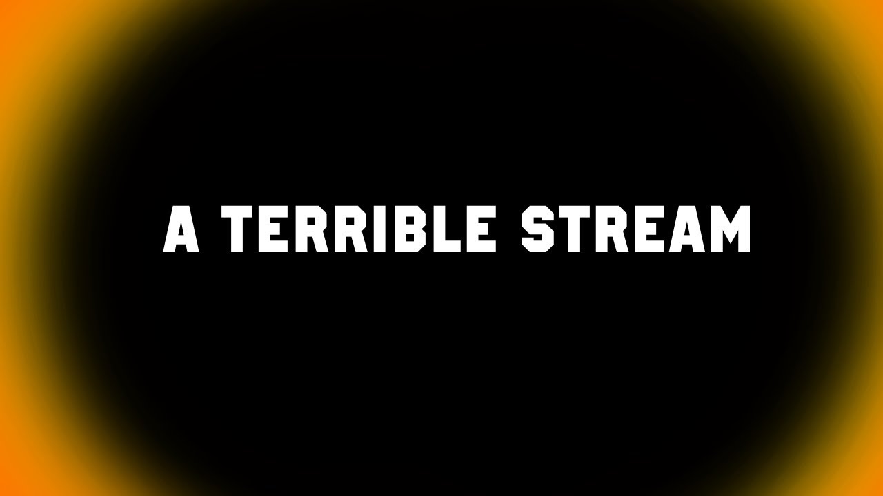 A Short Video Of A Recent Stream Fail - YouTube