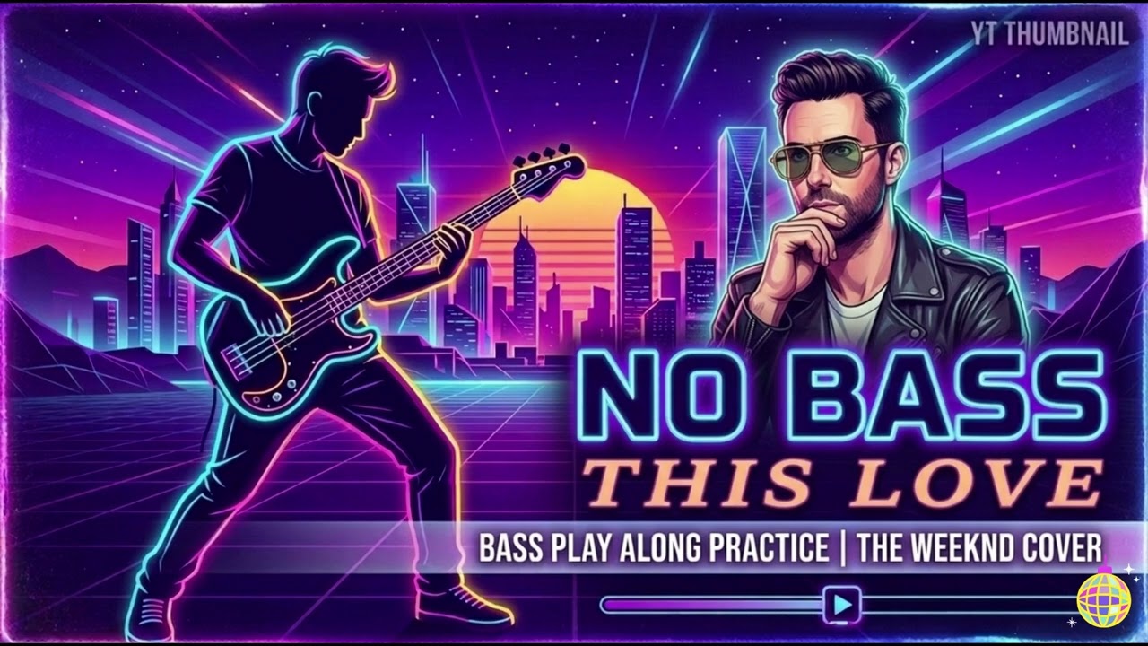 This Love–Maroon 5 (NO BASS) Backing Track | Bass Guitar Play Along & Practice