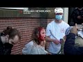 Violência policial aumenta em Amsterdão durante protestos pró-Palestina