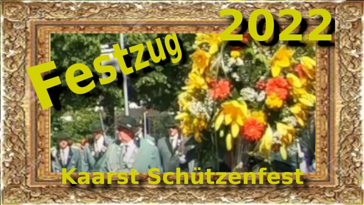 Kaarst - Schützenfest 2022 - Festzug durch die Innenstadt von Kaarst