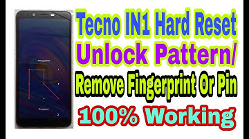 Tecno IN1 Hard Reset Unlock Pattern//Remove Fingerprint Or Pin  100% Working By Tech Babul
