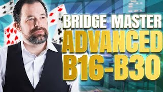 BBO Bridge - Bridge Master Level 3 B16 - B30