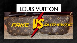 How To Spot A Fake Louis Vuitton | Authentic VS Fake Mini Pochette