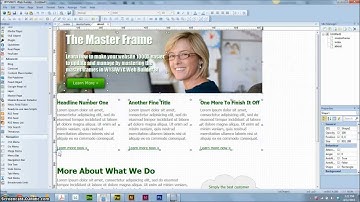 WYSIWYG Web Builder 8 - Master Frames Explained