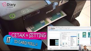 CARA SETTING DAN CETAK ID CARD Full || 100% full