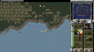 CnCNet C&C Red Alert - multiplayer game, 2 players and 6 cpu (Circles of Death)