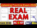 LISTENING IELTS PRACTICE TEST FOR 10, 24 & 31 JANUARY 2026 WITH ANSWERS | IELTS