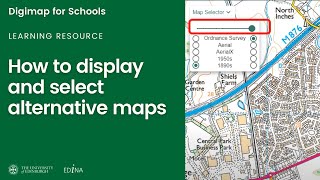 How to display and select alternative maps