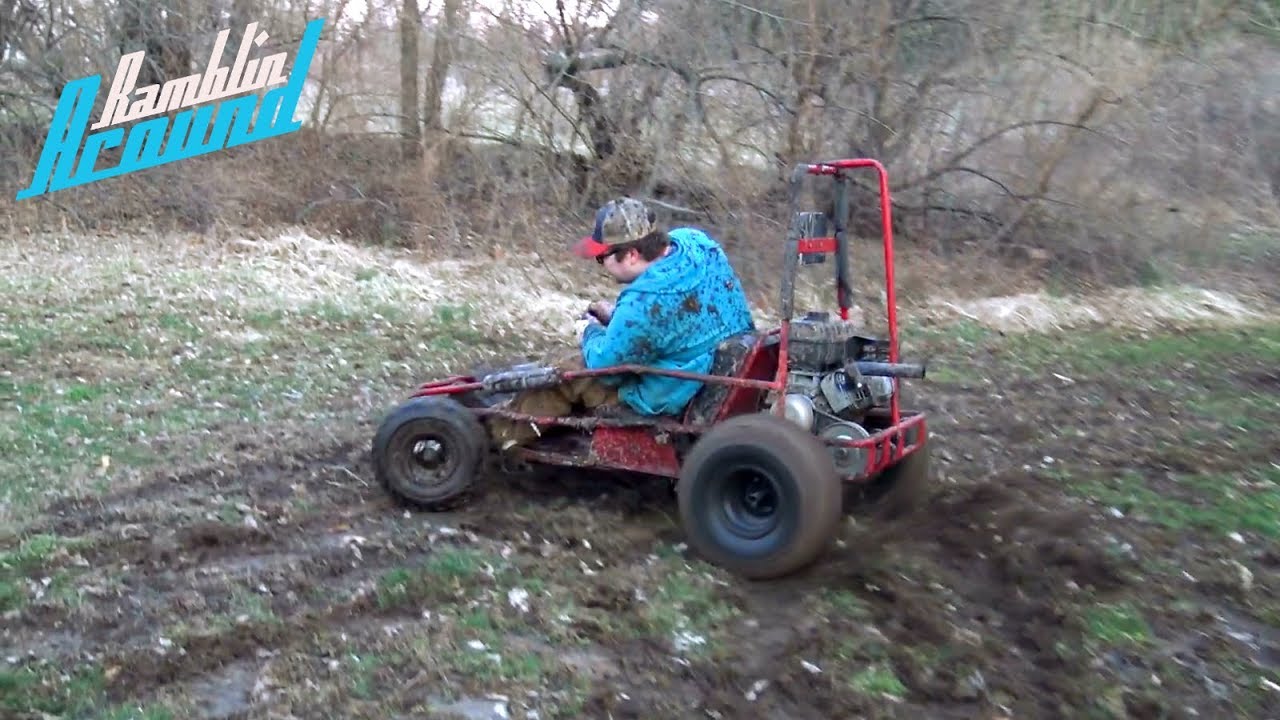 Off Road Go Kart Homemade Exhaust from Hedman Header YouTube