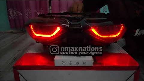 Stoplamp new nmax 2020 custom ala XMAX. lampu stop nmax 2020 custom. Lampu stop all new nmax xmax