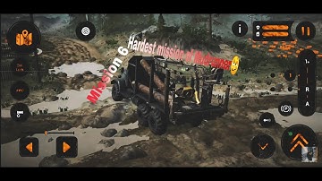 Hardest match of Mudrunner Android | Mission 6:-Crane Operator | 10Y GAMING |