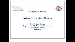 Hurwitz's Theorem