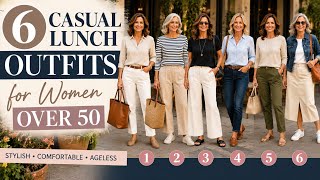 6 Casual Lunch Outfits for Women Over 50 | Stylish & Comfortable Outfit Ideas