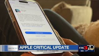 What the tech: Apple critical update