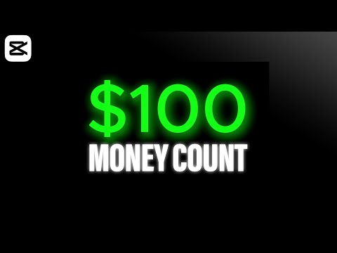 How To Make Money Count Text Animation In CapCut PC | Number Counting Animation
