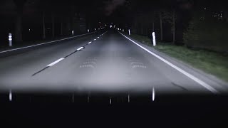 Audi DIGITAL MATRIX LED lights  DEMONSTRATION at night (new CRAZY functions)