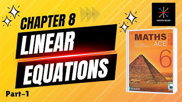 Linear Equations Part 1  |Chapter 8 | Exe 8.1 full | #Symmetry #Swap #Mindbend