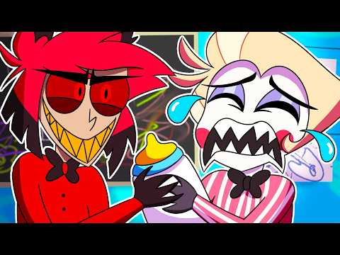 BABY Alastor and Lucifer GO TO DAYCARE!? in Hazbin Hotel