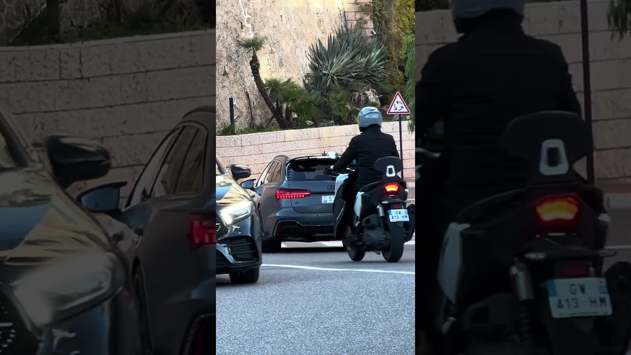 Jannik Sinner back in Monaco after the Australian Open driving his Audi RS6 ABT 🦊😉