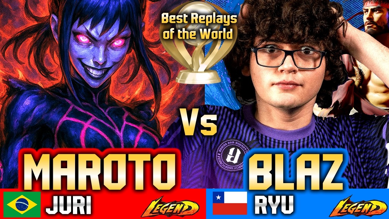 🔥 SF6 Рю (BLAZ против MAROTO) Джури ▰ Геймплей Street Fighter 6 высокого уровня
