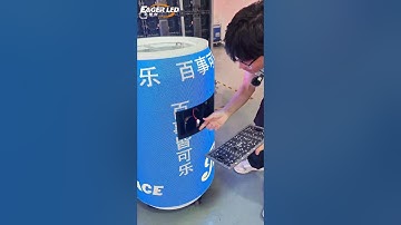 This LED module can be bent freely. #leddisplay #eagerled #ledscreen #ledwall