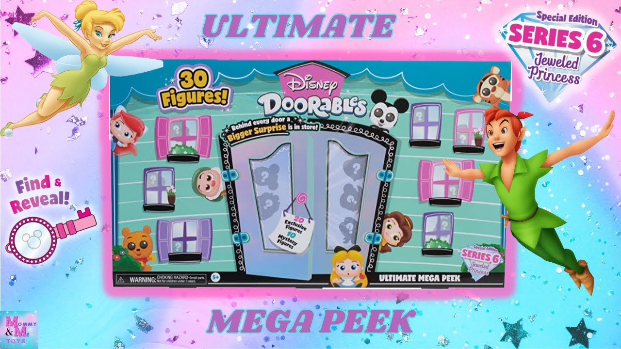 UNBOXING THE DISNEY DOORABLES SERIES 6 ULTIMATE MEGA PEEK PACK!