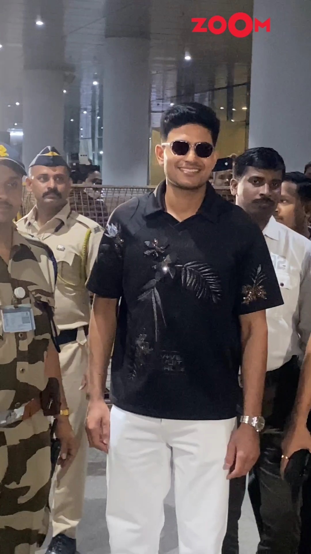 Shubhman Gill RETURNS to the city post India's win; POSES for the paps ? #shorts