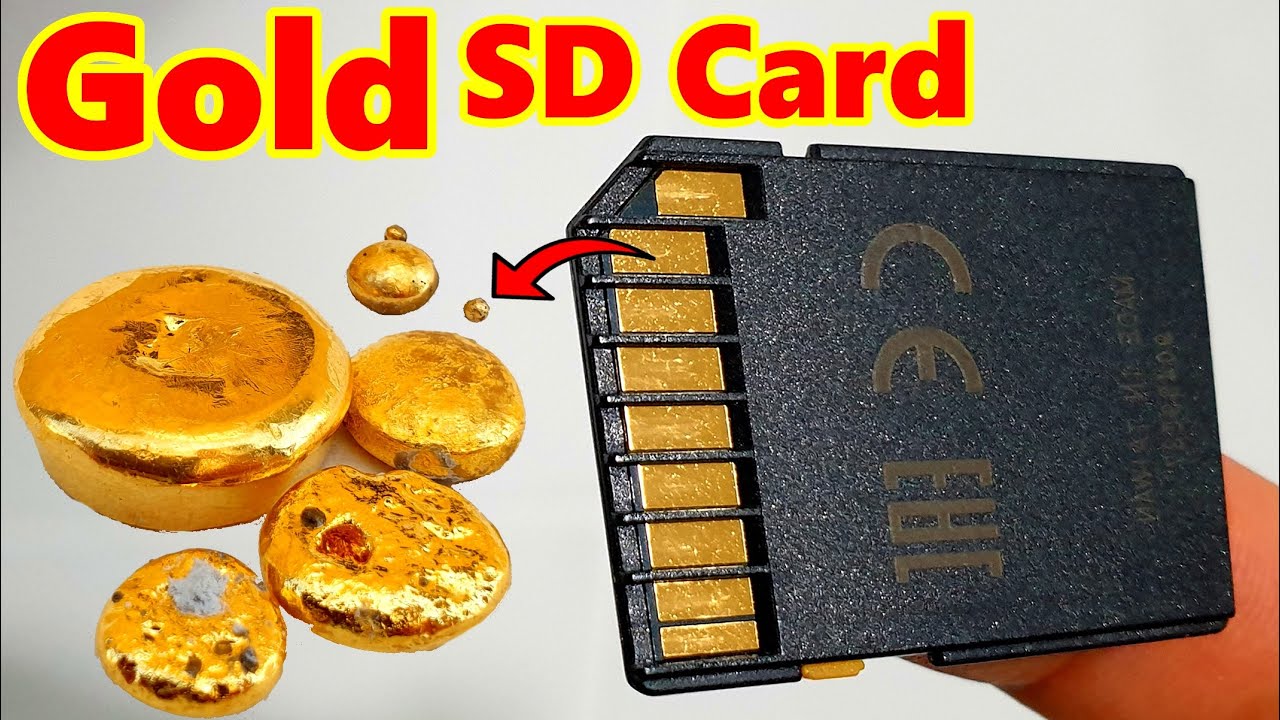 How to Extracting Gold from a MicroSD Card YouTube