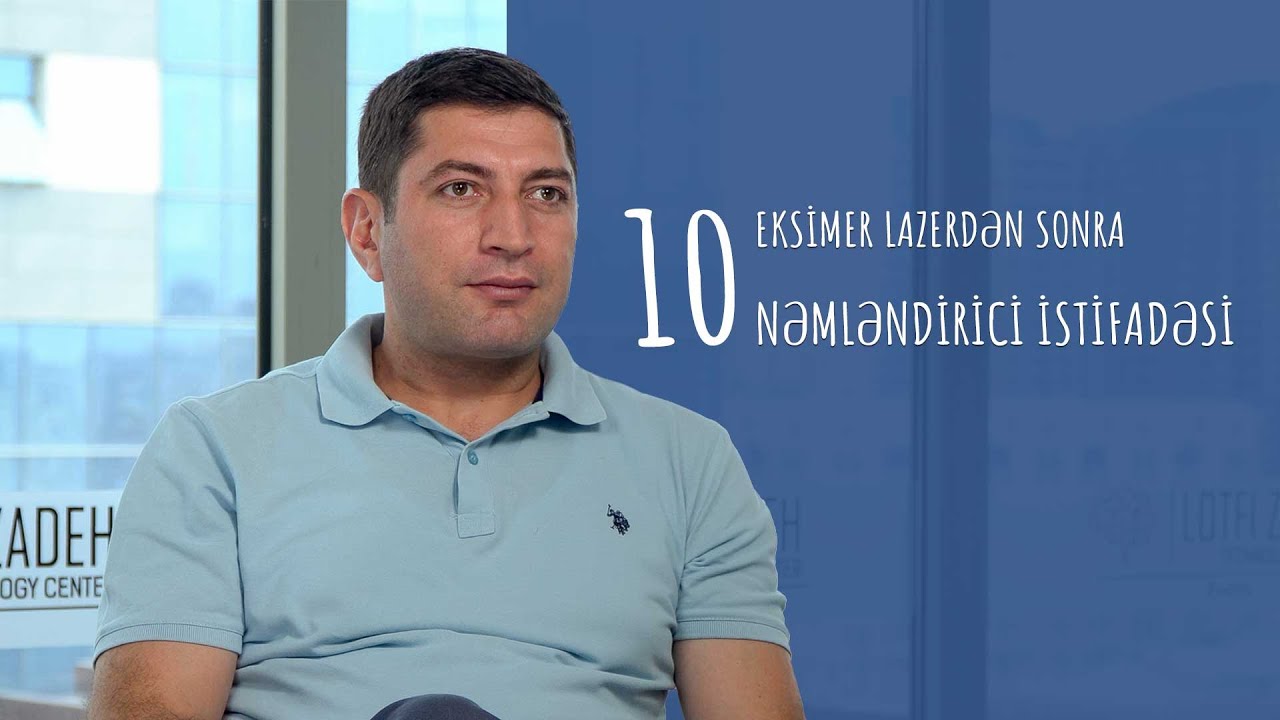 #EksimerLazerdənSonra 10) Uzun müddət nəmləndirici damcı damcı istifadəsi ehtiyacı