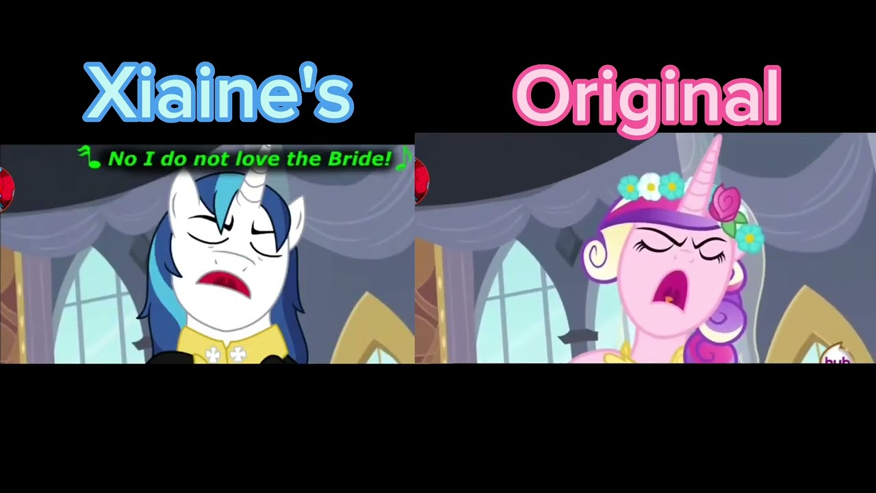 This day Aria (1080p) Comparison (@Xiane1991 and the @MyLittlePonyOfficial)