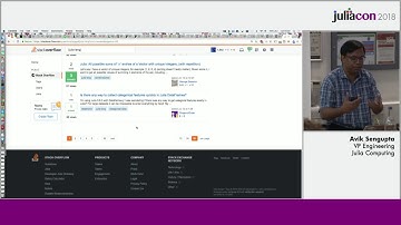 Natural Language Processing workshop using Julia | Avik Sengupta | JuliaCon 2018