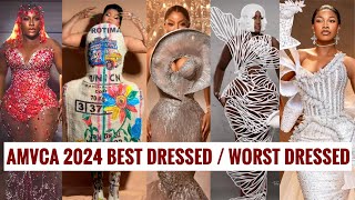 AMVCA 2024 Best & Worst Dress Looks. Africa Magic Viewers Choice Awards 10 Red Carpet #amvca2024