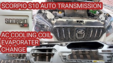 SCORPIO AUTOMATIC S10 .AC COOLING COIL CHANGE. @mastaanautotech1030