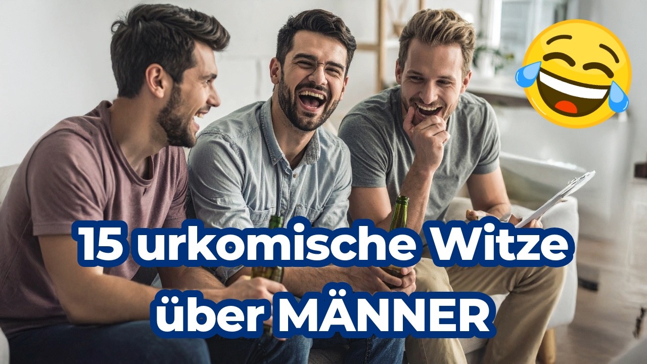 15 urkomische Witze über Männer - mit Jupp und Pitter