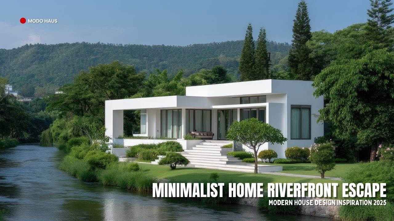 Dreamy Luxury Minimalist Home Riverfront Escape | Modern House Design ...