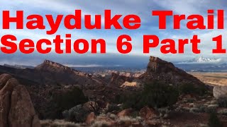 S6 E6 Hayduke Trail Section 6 Part 1, Capitol Reef NP Utah April 2018