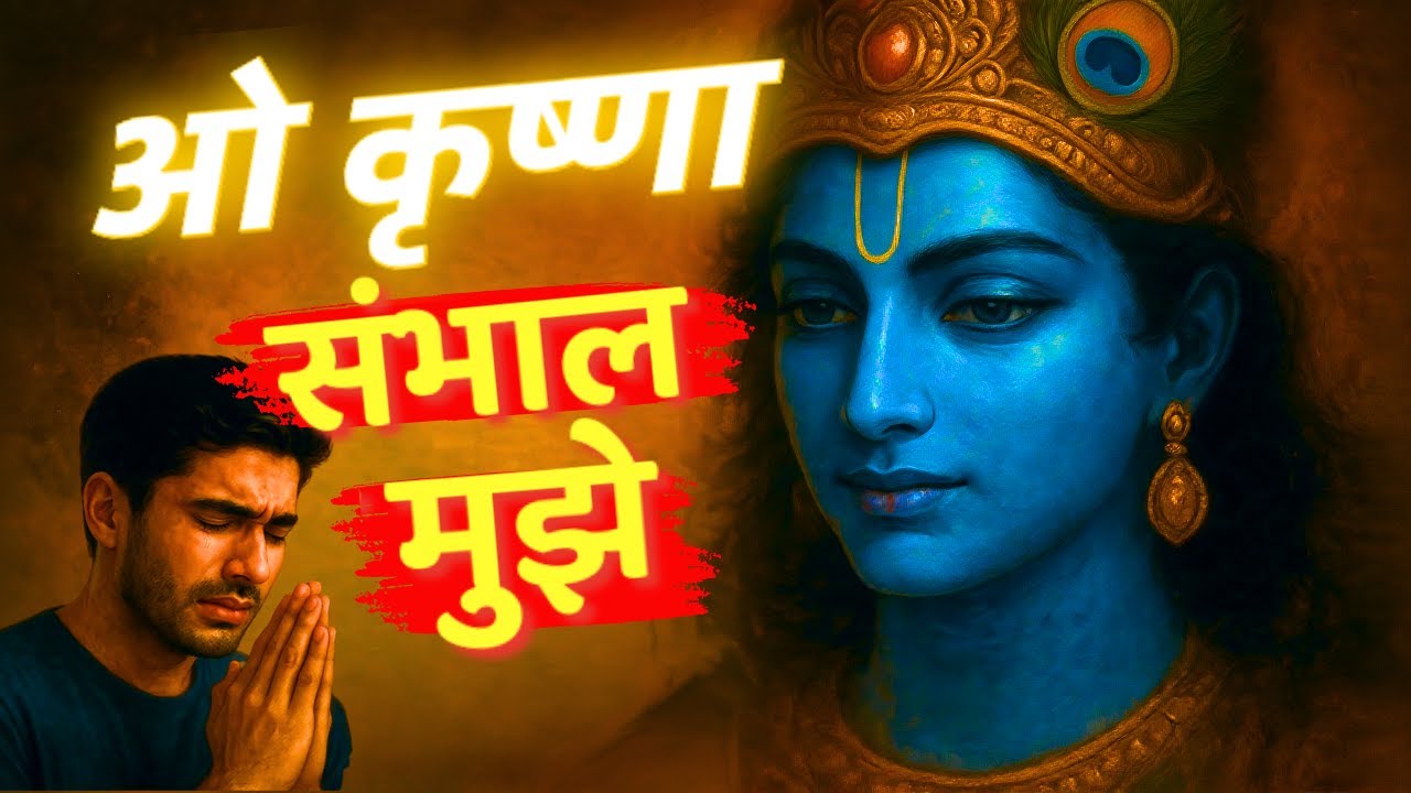 ओ कृष्णा, संभाल मुझे | Bhajan of Unspoken Pain | Heartfelt Cry of the Soul | Let Krishna Hold You