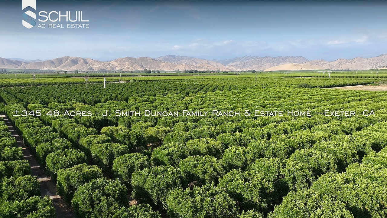 ±345.48 Acre J. Smith Dungan Family Ranch And Estate Home Exeter, CA YouTube