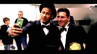 When Neymar and Messi met for the first time