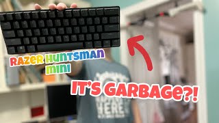 Watch this before buying a razer huntsman mini!