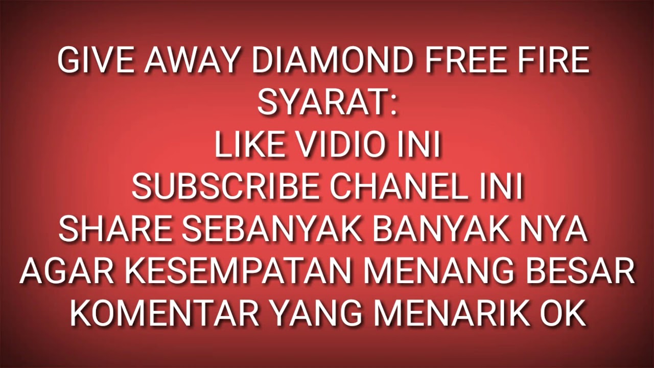 Bagi Bagi 4 Akun Free Fire Gratis Login Fb Youtube