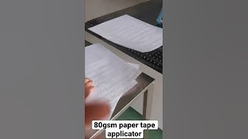 Double sided adhesive tape applicator for 80GSM paper, automatic double sided tape applicator machin
