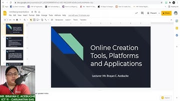 Online Creation Tools, Platforms and Applications | Empowerment Technologies