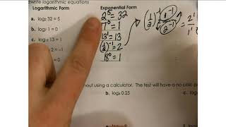 7 4 Evaluate and Graph Logarithmic Functions Day 1 Video Lesson