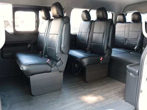 KT3031 新車 ハイエース ワゴンGL 10人乗り FLEXスマートベッド