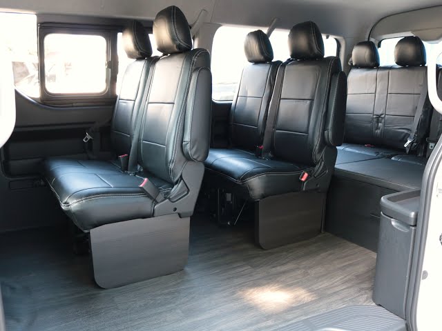 KT3031 新車 ハイエース ワゴンGL 10人乗り FLEXスマートベッド